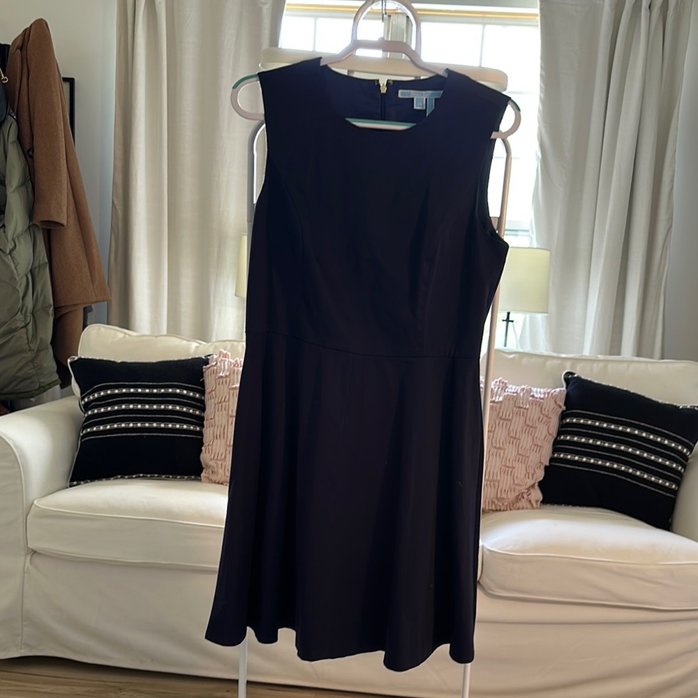 Elegant Blue Sleeveless Dress